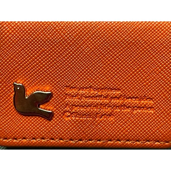 Shinzi Katoh clutch purse wallet canvas zipper blue - Picture 2 of 9